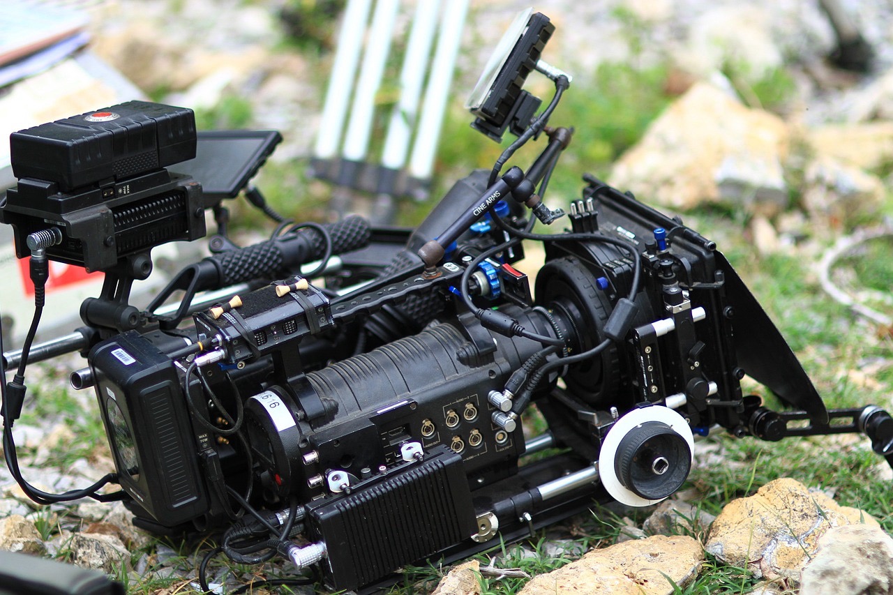 Equipment-Transport für Filmproduktion