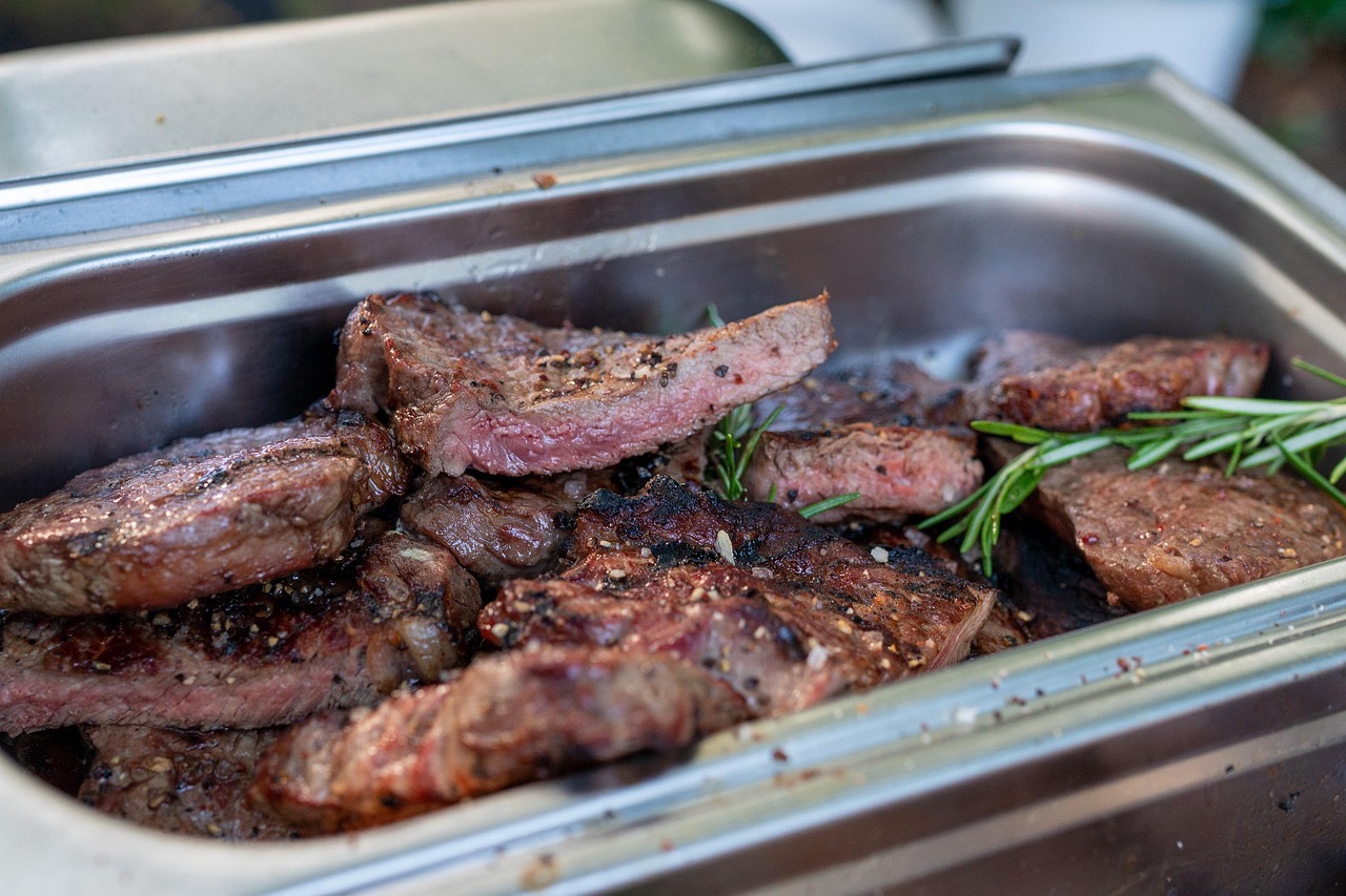 Catering-Transport mit Lastenrad