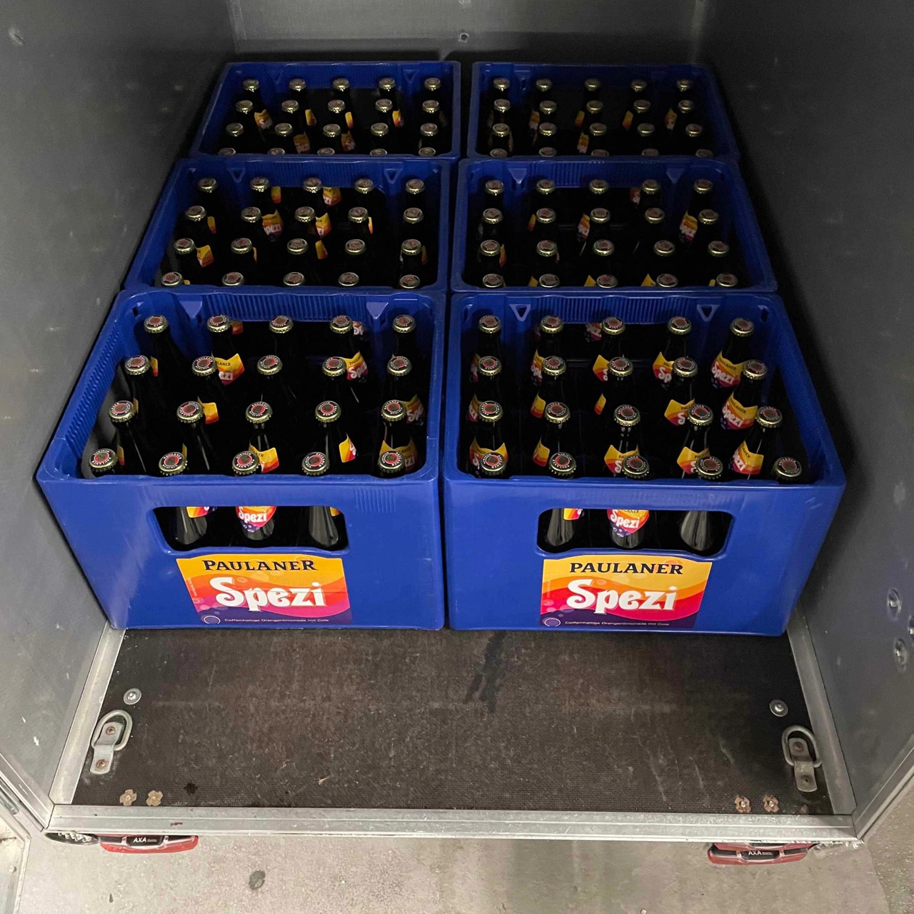 Equipment-Transport mit Lastenrad